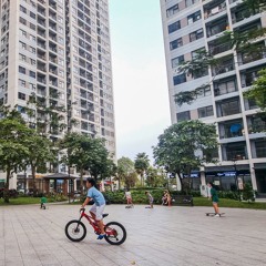 Khu dân cư_chung cư cao cấp, trẻ em vui chơi, reverb