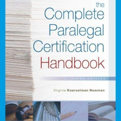 [DOWNLOAD] EBOOK 📝 The Complete Paralegal Certification Handbook (MindTap Course Lis