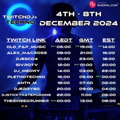 Live @ Twitch.tv/SivroTV - 12/06/2024 [Twitch DJs Techno Raid Train]