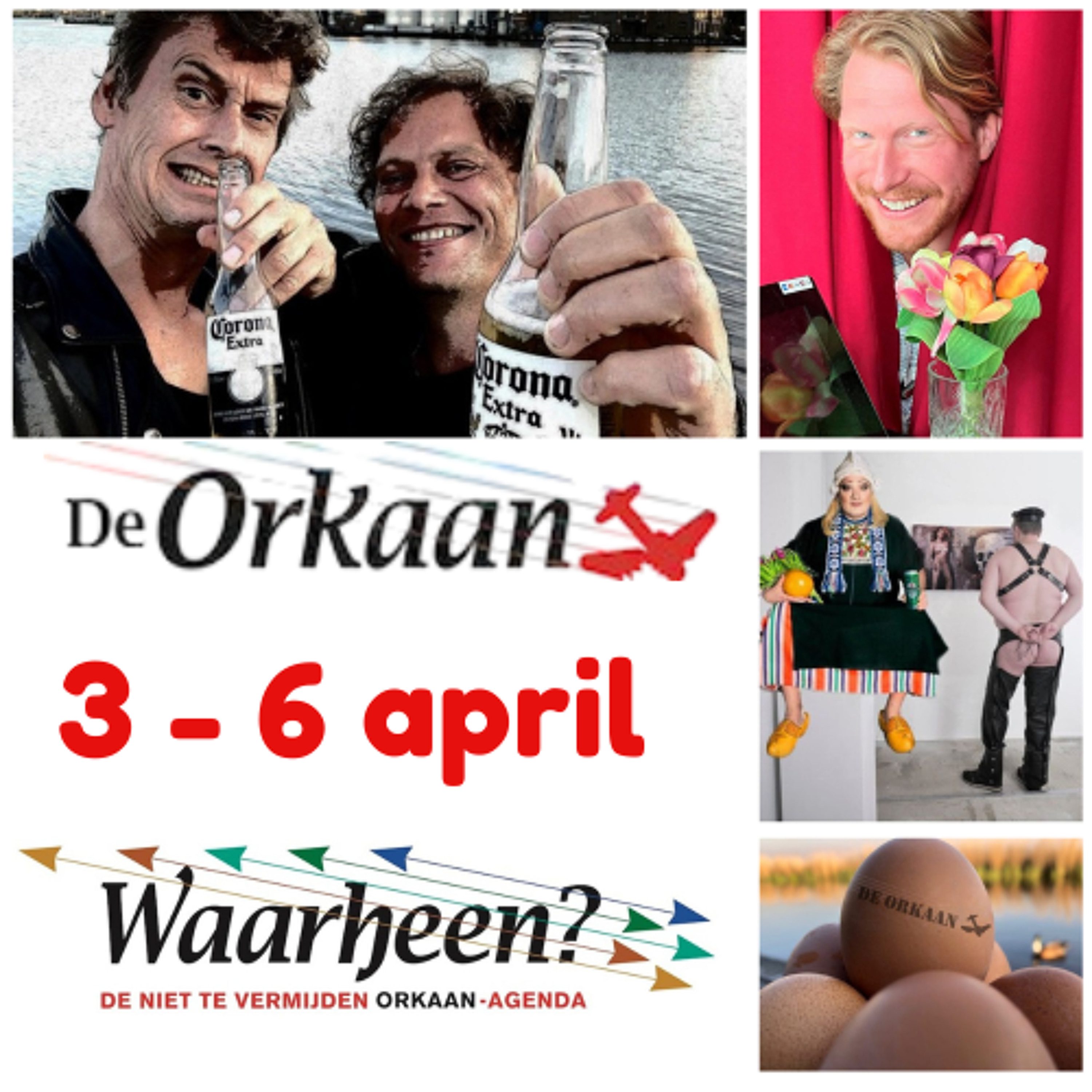 Waarheen - Zaanse uitgaanstips van De Orkaan (3 – 6 april)