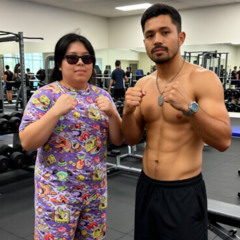 Training session (with Abbe)