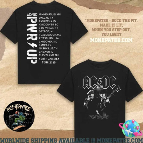 Stream AC DC Merchandise Angus and Bryan PWR UP North America Tour 2025 ...