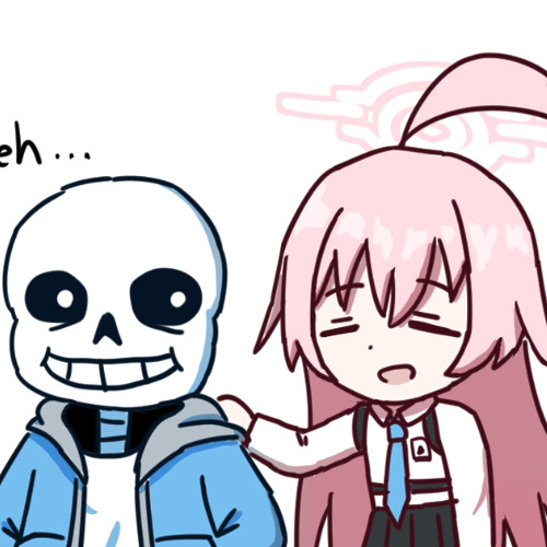 Undertale x Blue Archive： Lazy 🦴 Bones