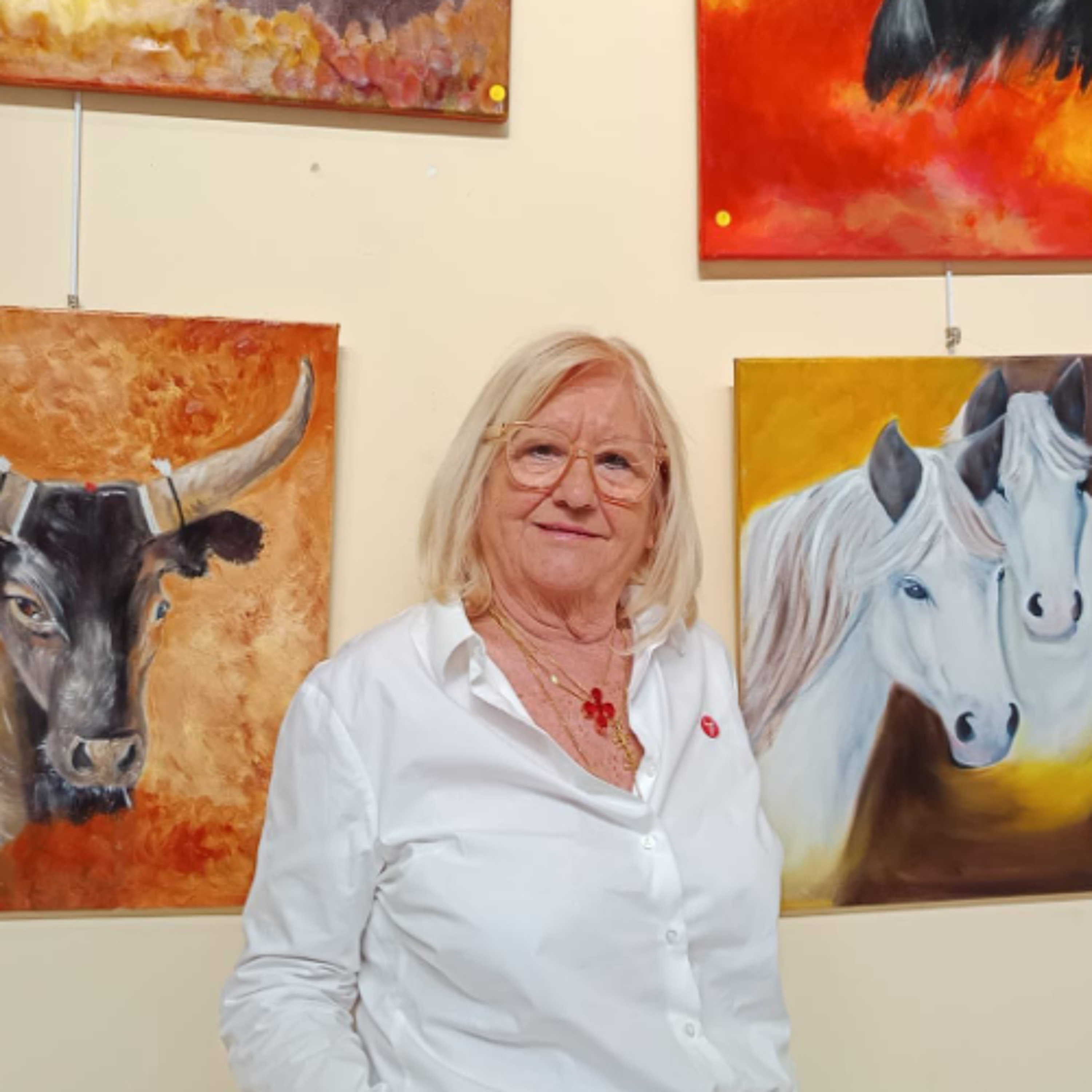 ITW - l'exposition de peinture de Ghislaine Torro disponible au centre du Scamandre à Gallician Jusqu'au 30 Juin episode artwork