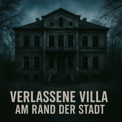 Verlassene Villa am Rand der Stadt