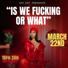 “Is We Fucking Or What” ( LIVE AUDIO )