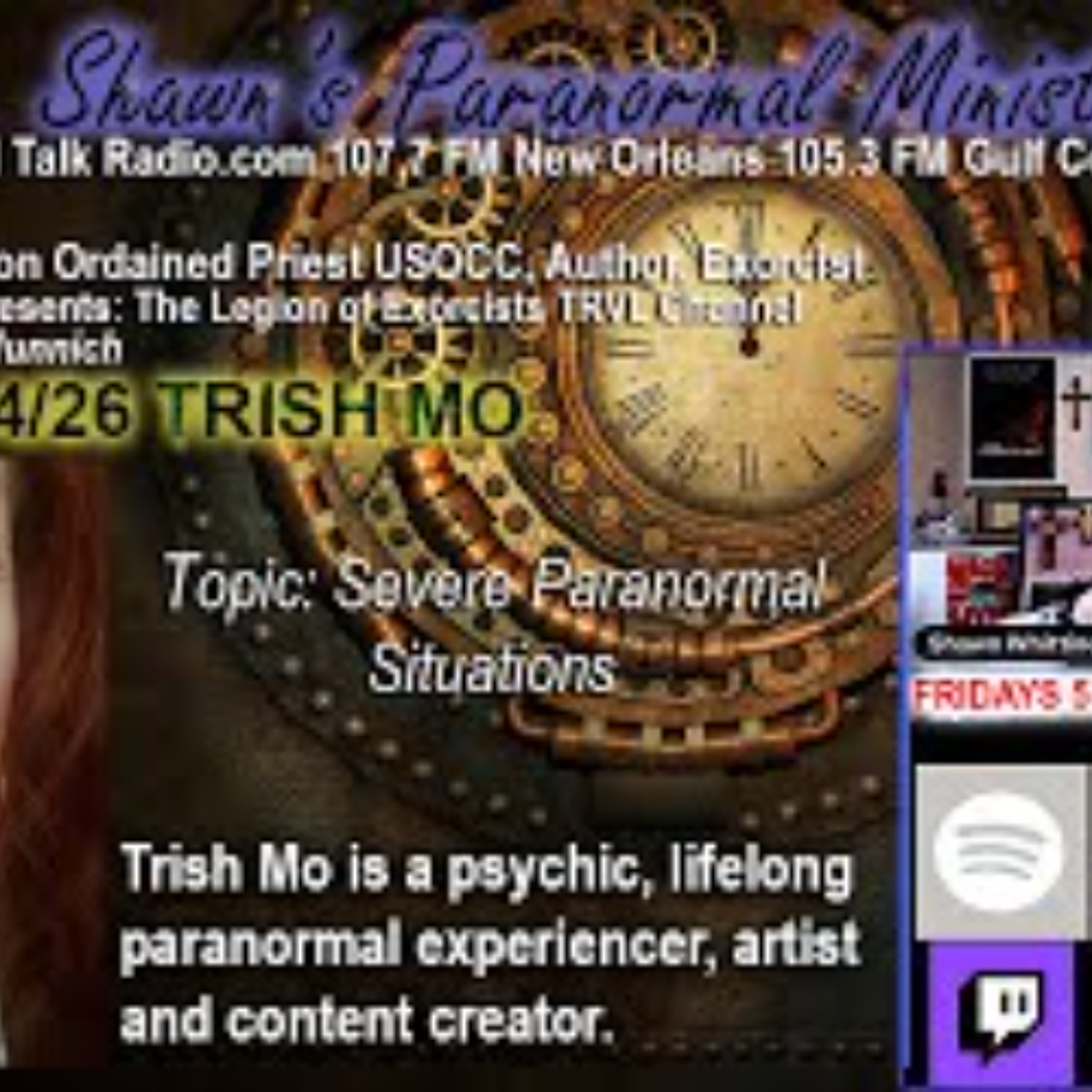 Fr_ Shawn_s Paranormal Ministry -  Severe Paranormal Situations with Trish Mo episode artwork