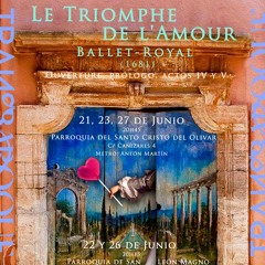 5. Le Triomphe De L'Amour Lully Acto IV Entrée D'Apollon et Second Air Pour Les Mesmes 23.06.19