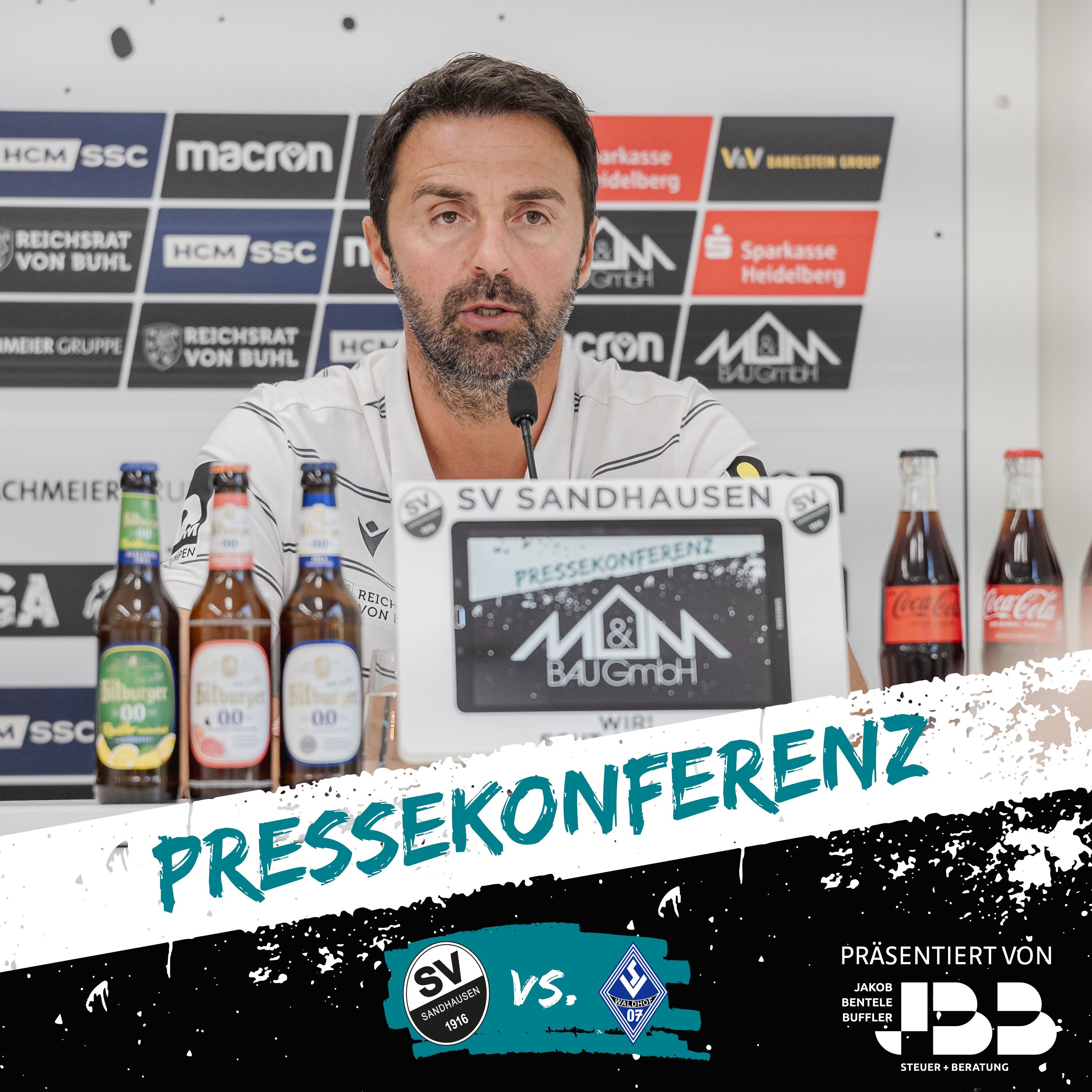Pressekonferenz | SV Sandhausen - SV Waldhof Mannheim