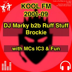 DJ Marky b2b Ruff Stuff, Brockie @ Kool FM, Sept 2001