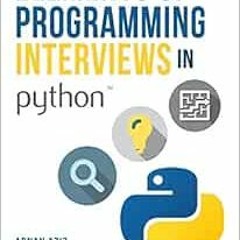 Get PDF Elements of Programming Interviews in Python: The Insiders' Guide by Adnan Aziz,Tsung-Hs
