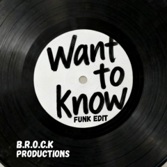Want to Know (Funk remix) (Free Download)