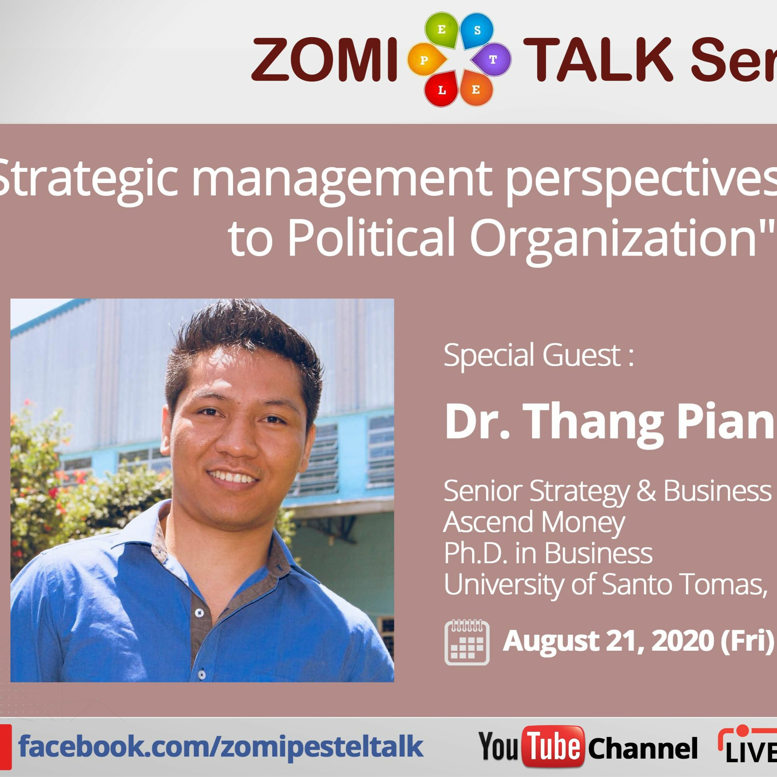 "Strategic management perspectives applicable to Political Organization"Dr. Thawn Pu