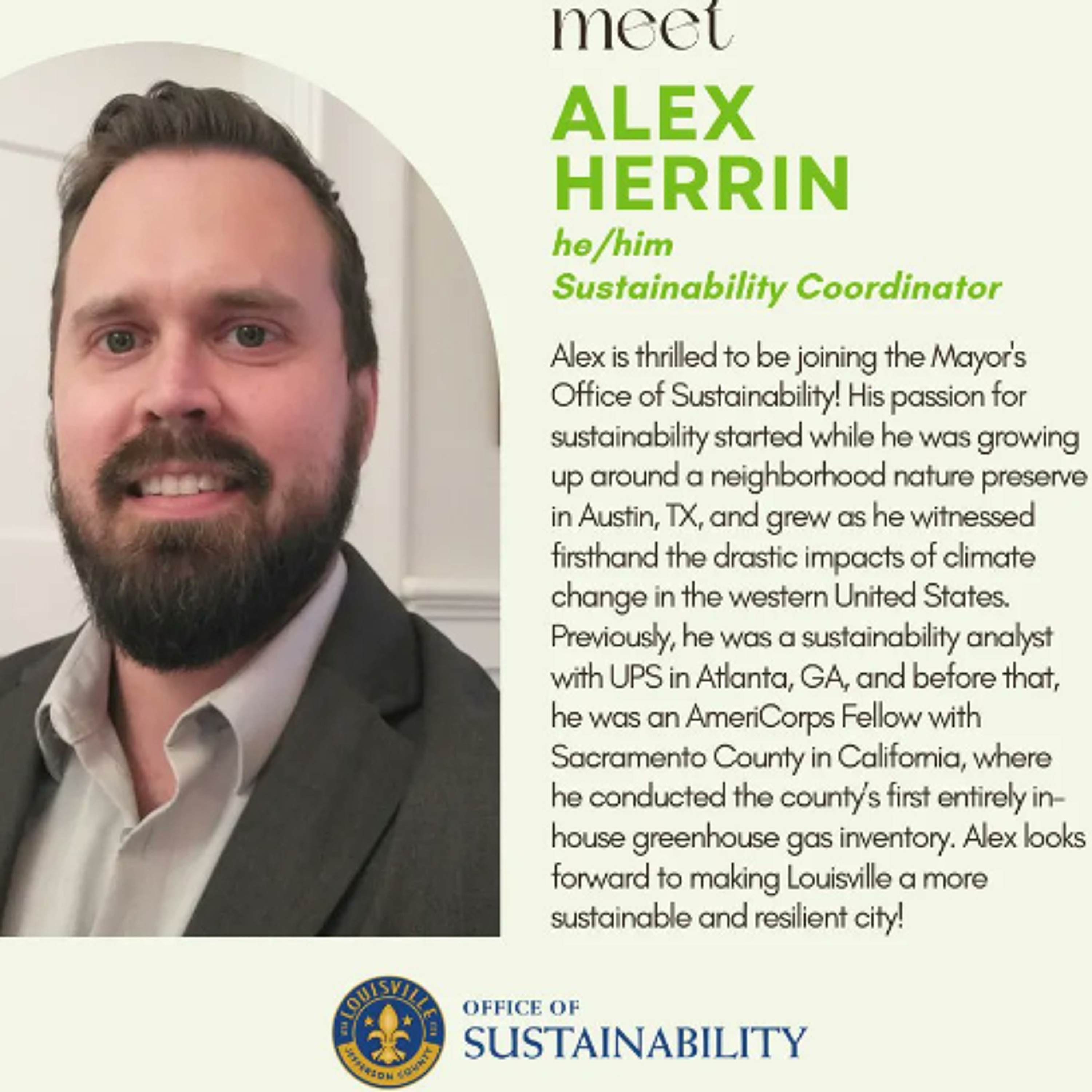Sustainability Now! | Alex Herrin | Mayor's Office of Sustainability | 3-17-25 episode artwork