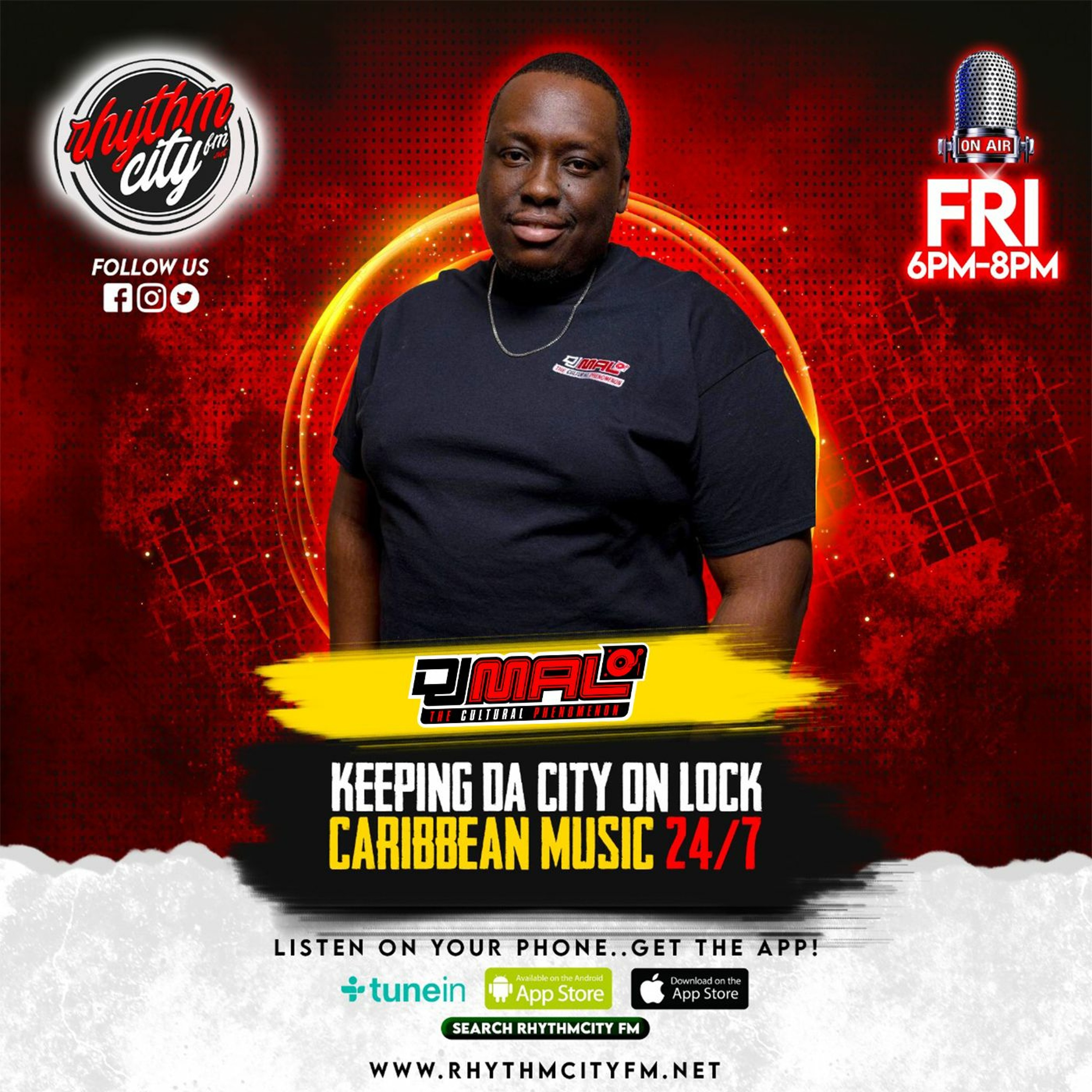 DJ MAL LIVE ON RHYTHMCITYFM THE GROOVY MACHINE - GROOVY SOCA [02.19.2021]