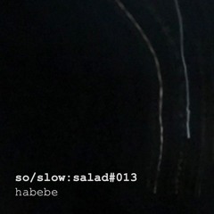 so/slow:salad PODCAST 013 -<< habebe