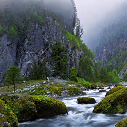 The Road Through the Mysterious Forest