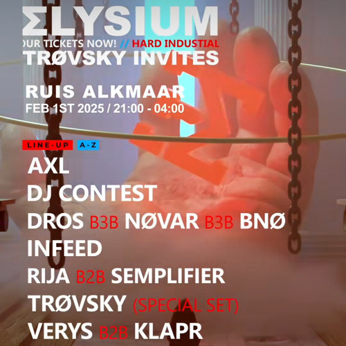 T1JN - Elysium DJ Contest TRØVSKY INVITES
