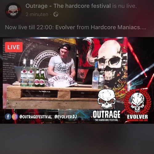 Evolver livestream for Outrage - The Hardcore Festival 23-05-2020