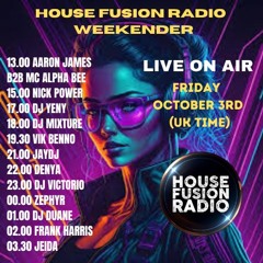 House Fusion Radio "Midnight Vibes #60" Friday, Oct. 3rd, '25