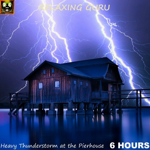 Heavy Thunderstorm Sounds - Rain, Thunder and Lightning Noises at a Pier House (6 Hours)