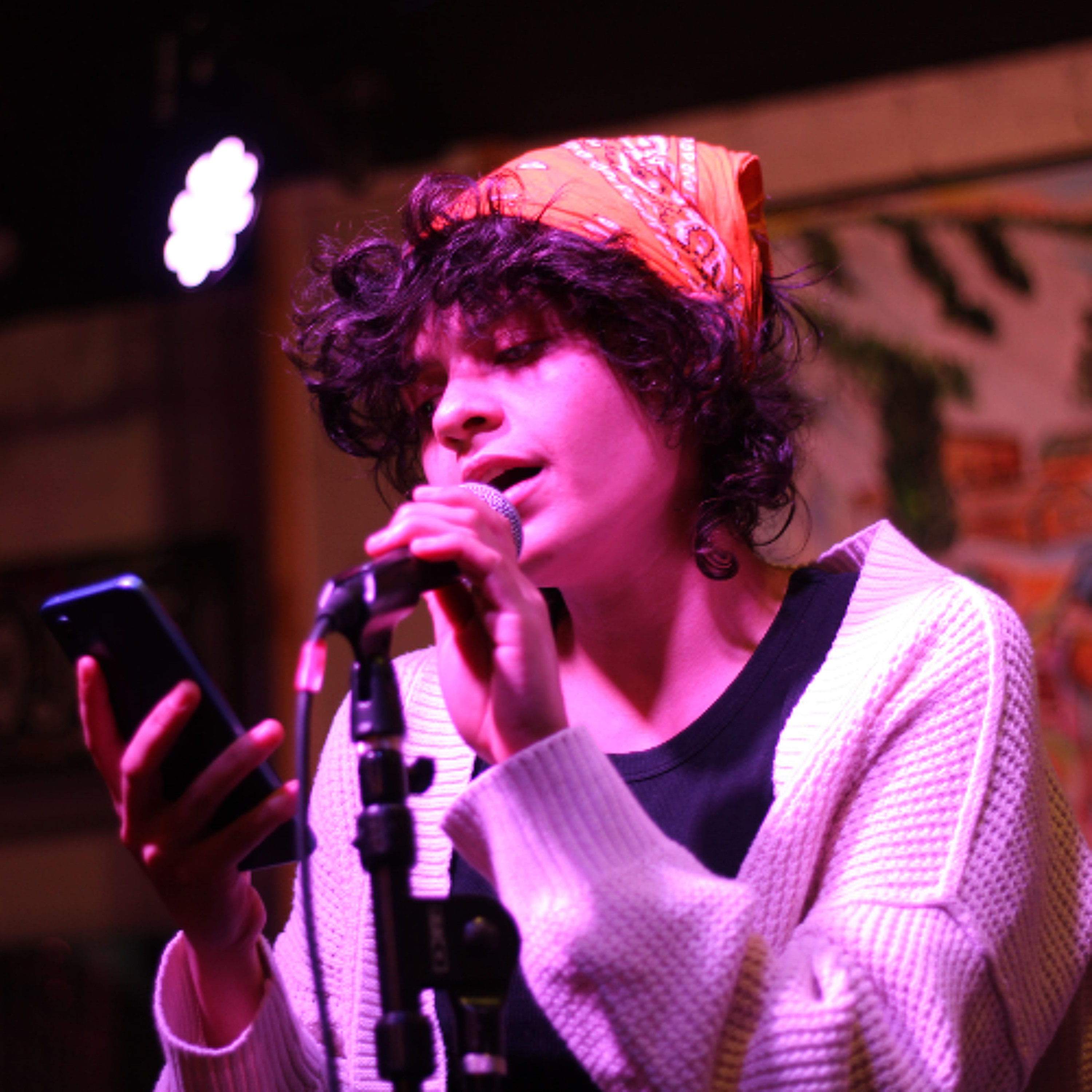 Next Up to The Mic: Celeste and R.M. Engelhardt at Mojo’s Cafe episode artwork