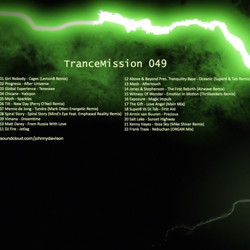 Johnny Davison - TranceMission 049