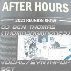 Afterhours 2021 - Vocal/Synthpop set
