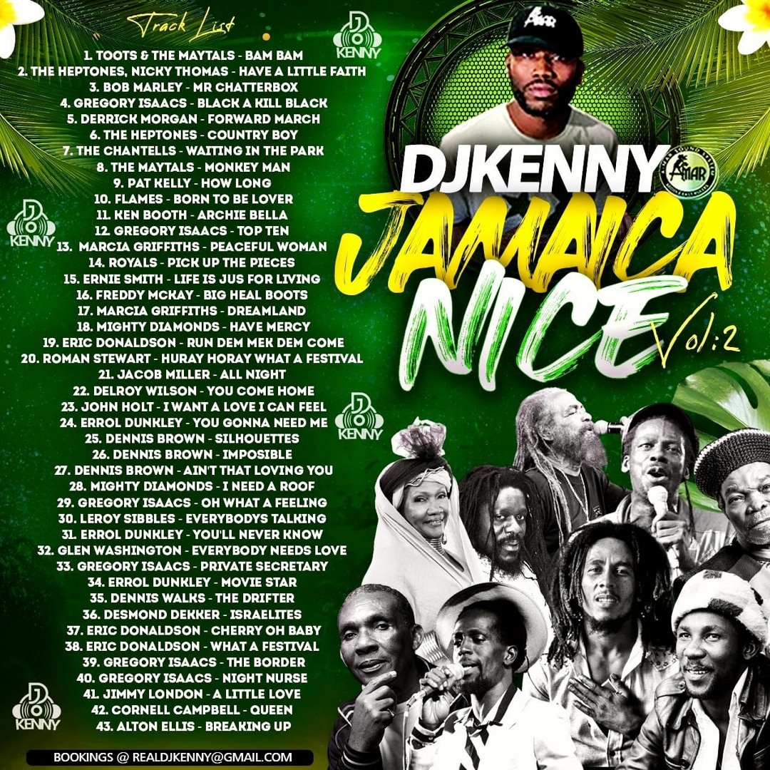 Jamaican Reggae Lyrics Vol. 1-5セット Stream DJ KENNY JAMAICA NICE VOL.2 REGGAE MIX 2023 by DJ