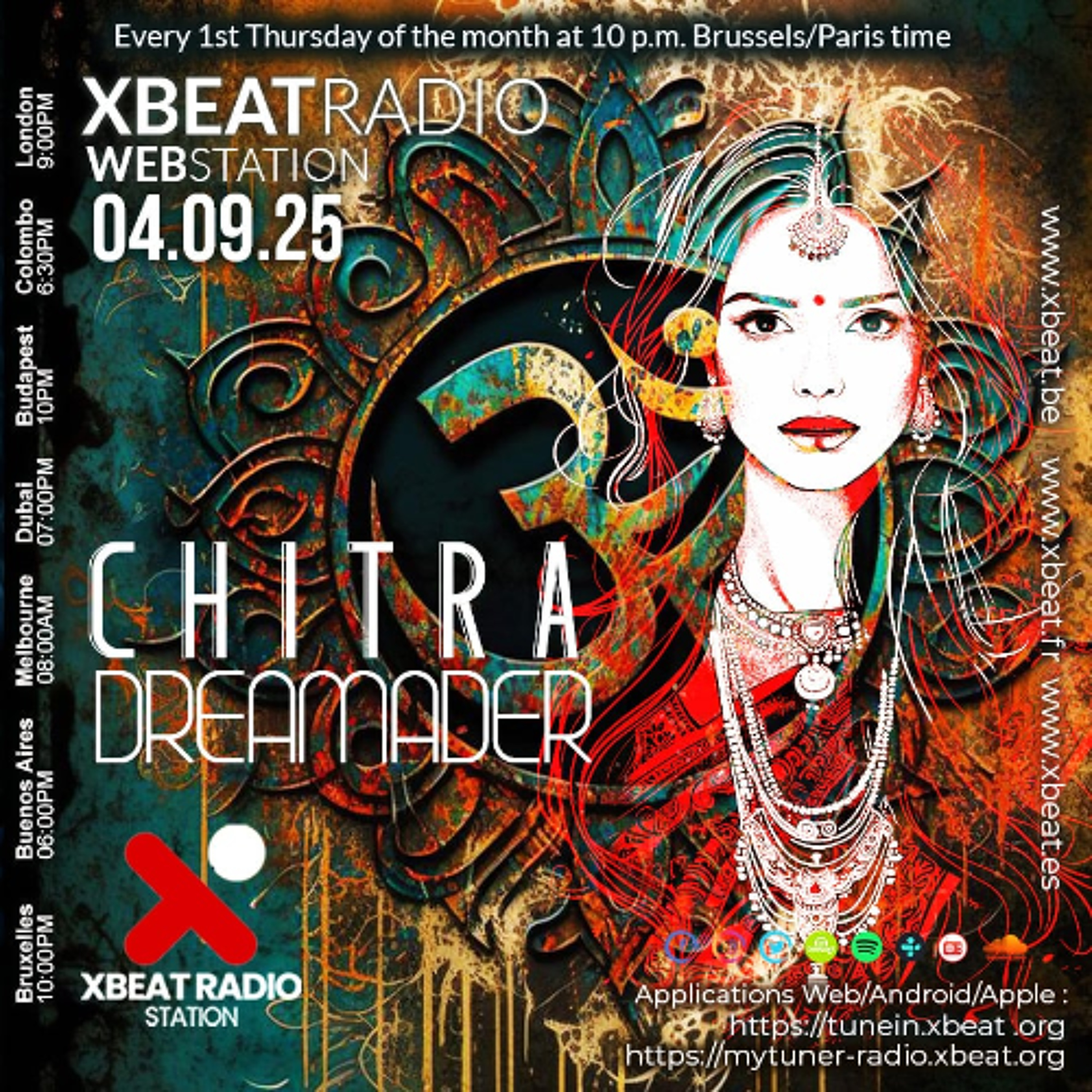 Dreamader presents Chitra on X-Beat Radio Station 4th Sept. 2025 episode artwork