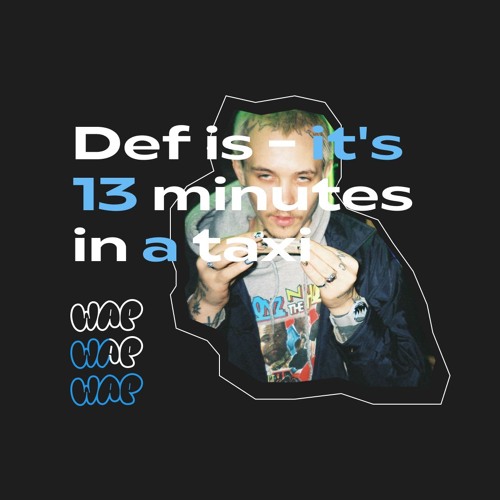 Def is - it's 13 minutes in a taxi (UK set)