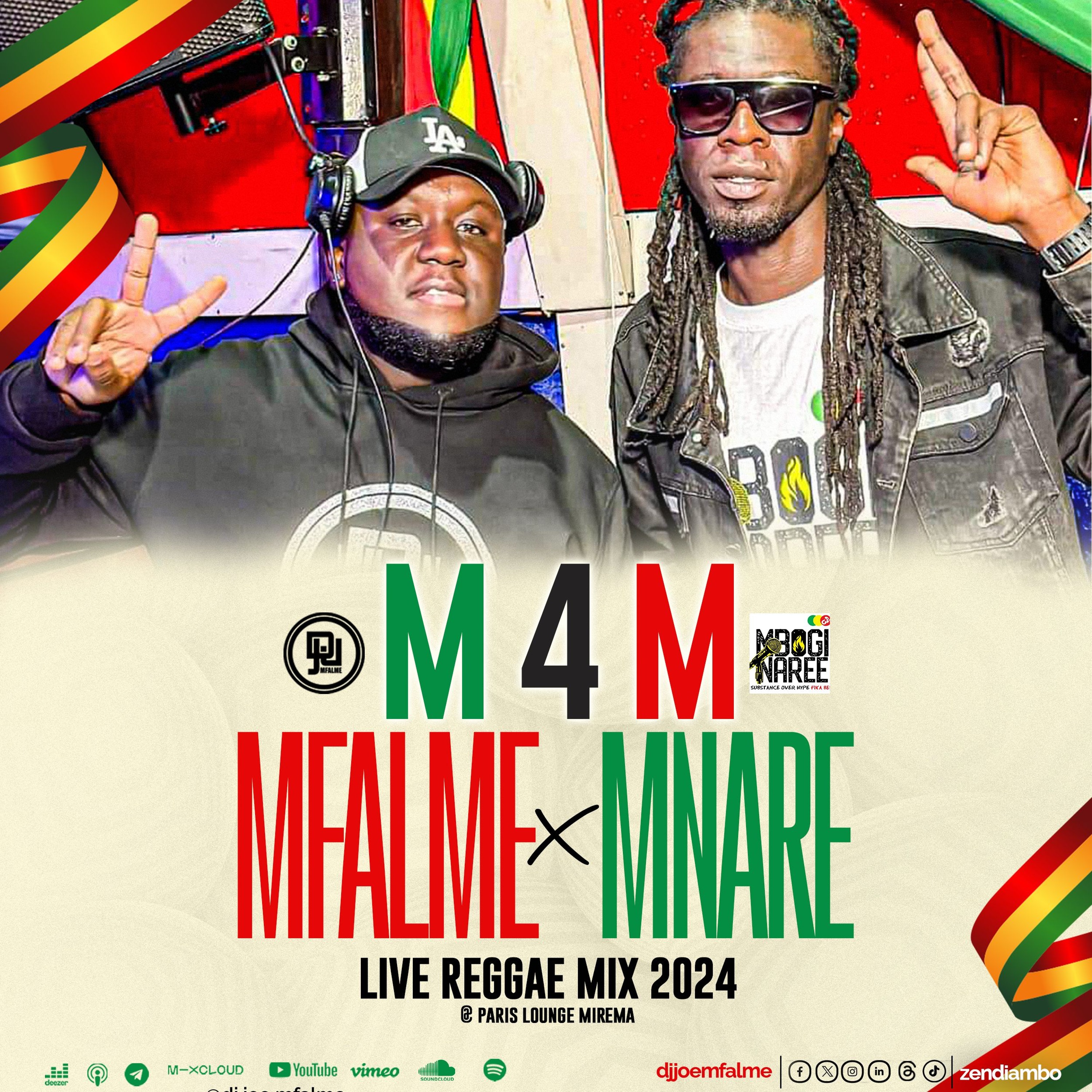 Mfalme X Mnare Paris Lounge Live Reggae Mixx episode artwork