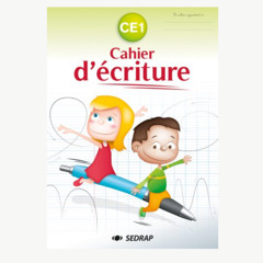Cahier d'écriture, CE1 - Ed. SEDRAP