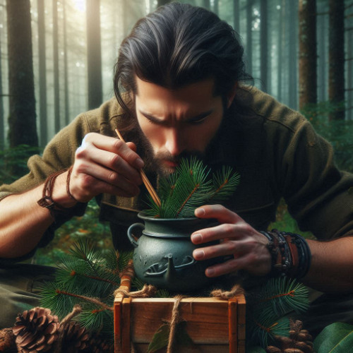 Moxazza pine needles are edible