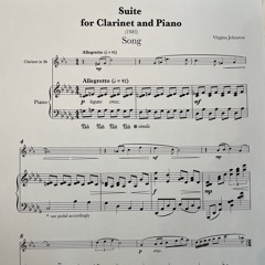Suite for Clarinet and Piano