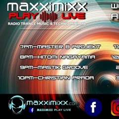 MaxxiMixx Play LIVE Apr. 19th, Broadcastng Radio Live Techno Apr. 23rd,‘23
