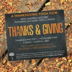 Thanksgiving Day Yoga Flow Instruction By ANDREA MOORE