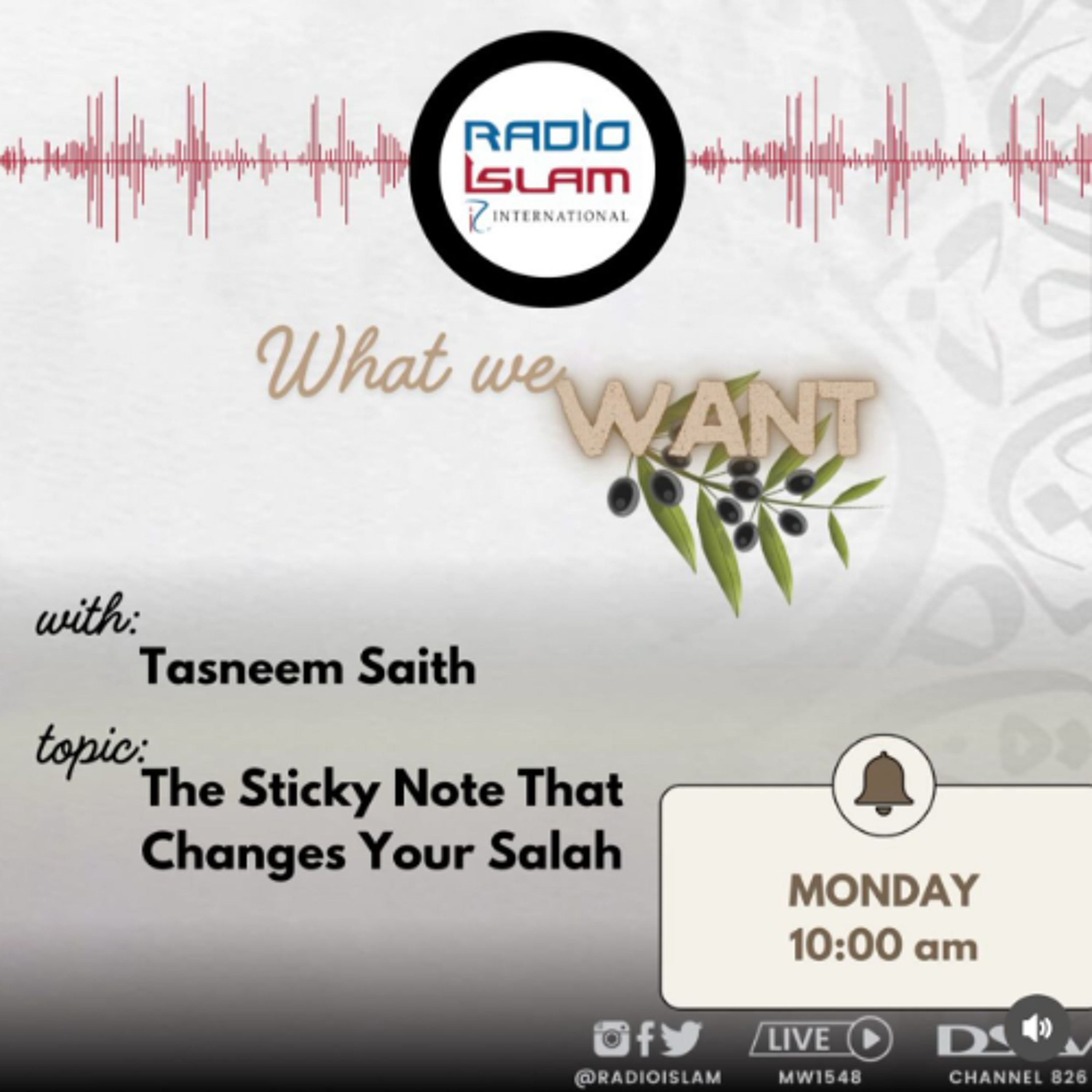 What We Want - The Sticky Note That Changes Your Salaah