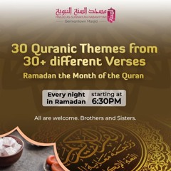 Day 02 30 Quranic Themes from 30+ Different Verses: Pursuit of Justice by Shaykh Hassan Somali