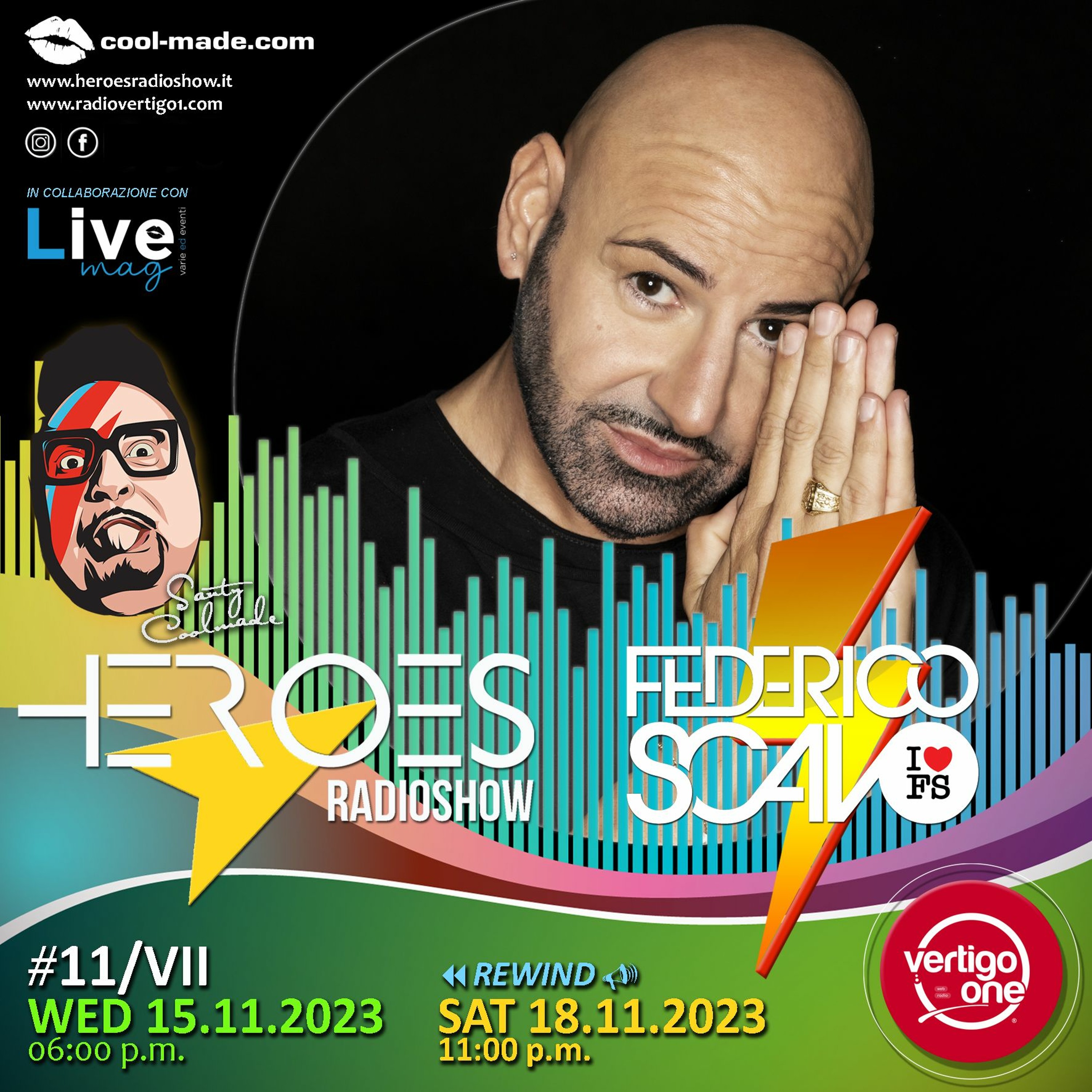 11/2023-24> HEROES RadioShow - Special Guest FEDERICO SCAVO episode artwork