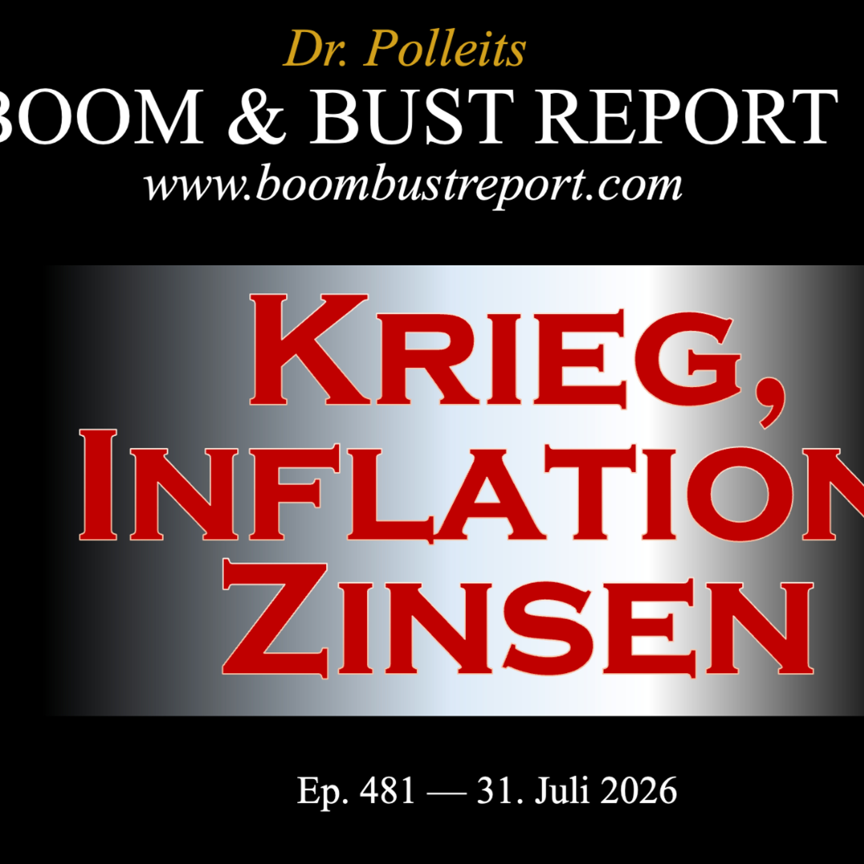 Ep. 481 I KRIEG, INFLATION, ZINSEN — WIE DIE GLOBALISTEN DIE LAGE ESKALIEREN. episode artwork