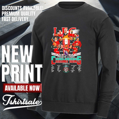 Liverpool FC Premier League Champions 2025 signature shirt