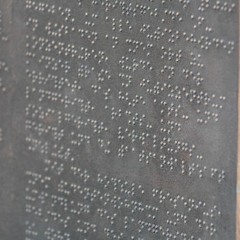 Reading Braille