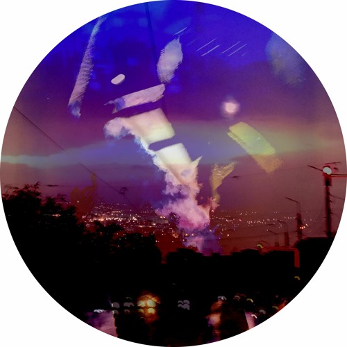 Gradient - a guru walks out of a bar