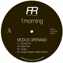 1morning - Escape [FRS022]