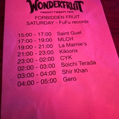 Shir Khan @ Wonderfruit Festival 2022 - Forbidden Fruit - 17-12-22