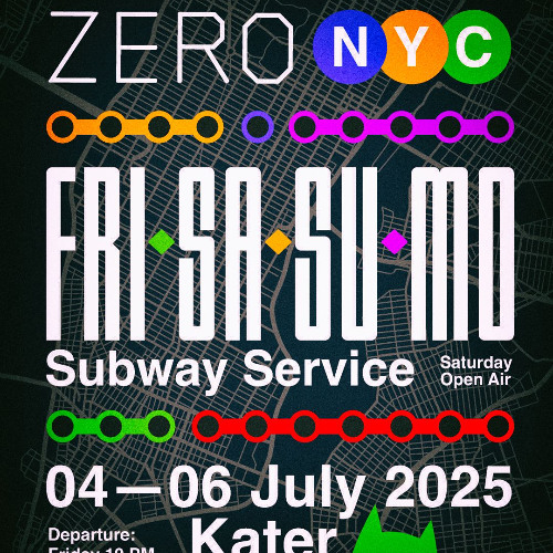 @ Kater & Zero present: FRI SA SU MO 2025