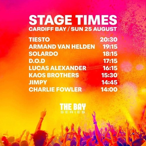 Jimpy @ Tiesto Cardiff - Sunday August 25th 2024