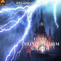 Loud Thunderstorm Sounds with Heavy Rain, Very Intense Thunder and Powerful Lightning Strikes