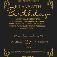 Exclusive Sounds @ Brian Birthday Bash July 27 2024 (Queens NY)